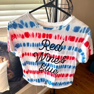 Summer crop top - size small